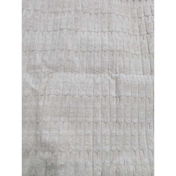 ✨ 4pc Volcanics Corduroy Beige Striped Pillow Covers 18x18 Modern Boho Decor - Picture 9 of 9